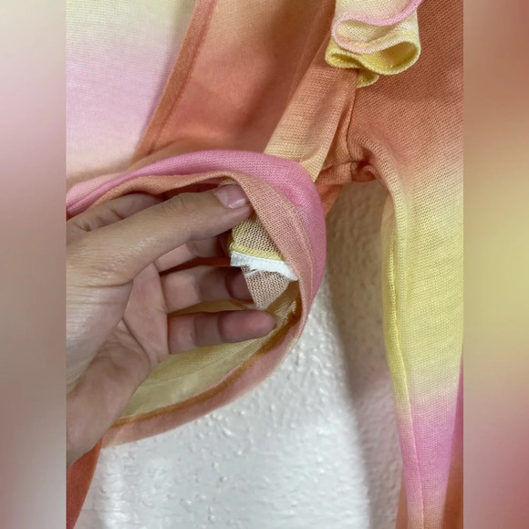 Lovers + Friends Guava Top in Sunset Ombré Women’s XS Summer Spring Coastal - Picture 8 of 11